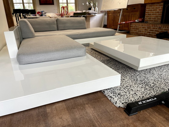 Image 1 of Rausch platform 2 lounge sofas + coffee table