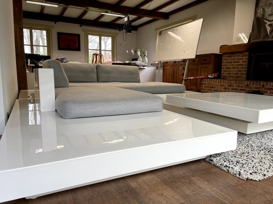 Image 1 of Rausch platform 2 lounge sofas + coffee table