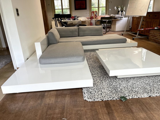 Image 1 of Rausch platform 2 lounge sofas + coffee table