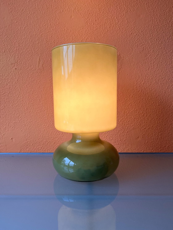 Image 1 of Ikea Moss Green Lykta Table Lamp Lamp