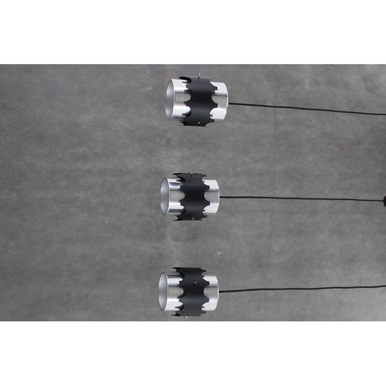 Image 1 of Set of 3 vintage pendant lamp, Denmark 1960