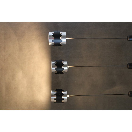 Image 1 of Set of 3 vintage pendant lamp, Denmark 1960