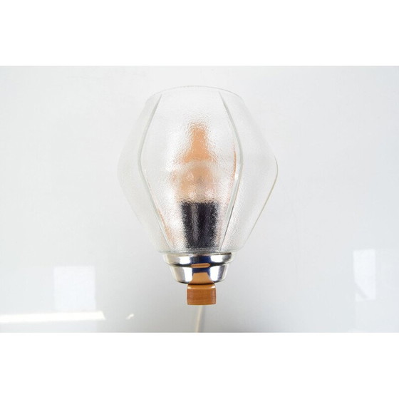 Image 1 of Lampada vintage in vetro di Drevo Humpolec, Cecoslovacchia 1960