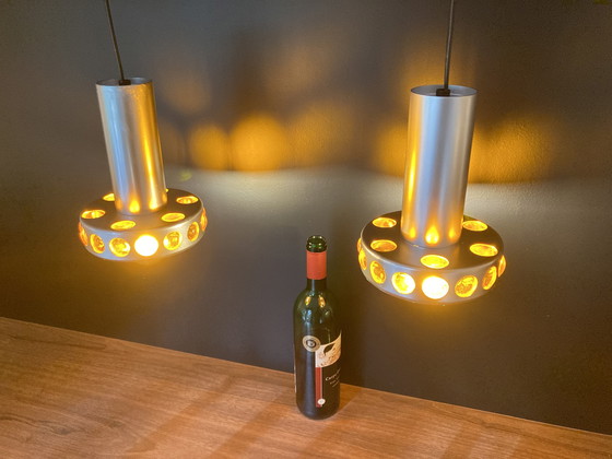 Image 1 of 2x Massive Space Age pendant lights