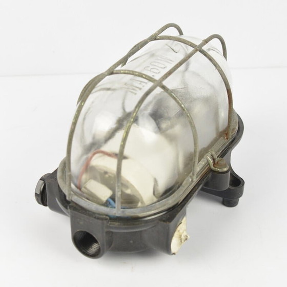 Image 1 of Vintage industrial wall lamp by Fabryka Materialów Środowiska, Poland 1960s