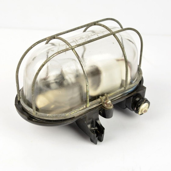Image 1 of Vintage industrial wall lamp by Fabryka Materialów Środowiska, Poland 1960s