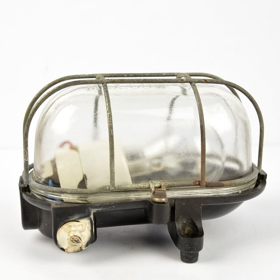 Image 1 of Vintage industrial wall lamp by Fabryka Materialów Środowiska, Poland 1960s