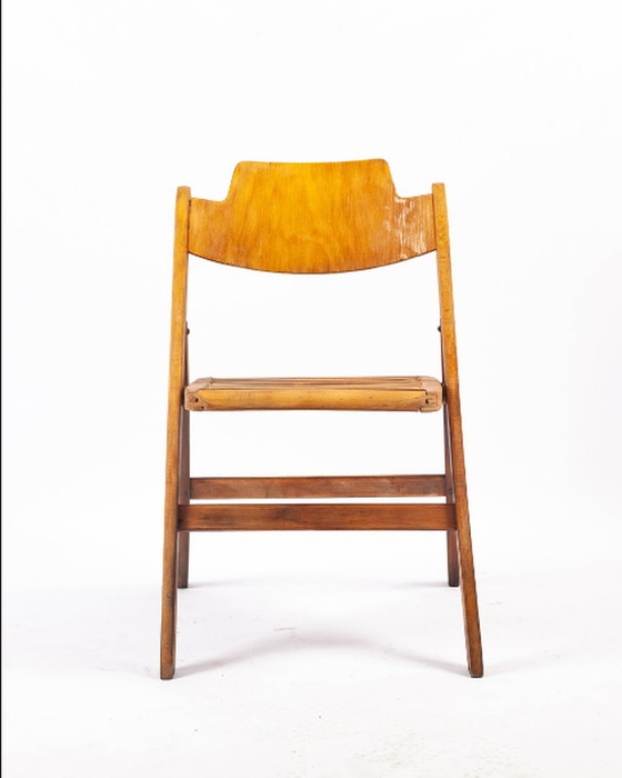 Image 1 of Wilde & Spieth wooden folding chair by Egon Eiermann