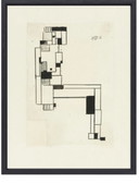 Theo Van Doesburg --Desnudo femenino (enmarcado)