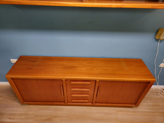 Image 1 of Buffet vintage + vitrine Unité murale