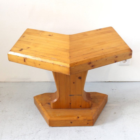 Image 1 of Divano vintage in pino laminato massello, 1970