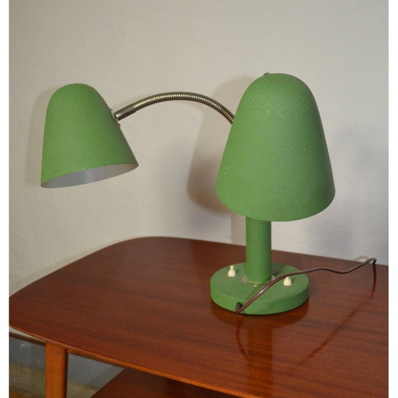 Image 1 of Vintage adjustable table lamp with 2 arms