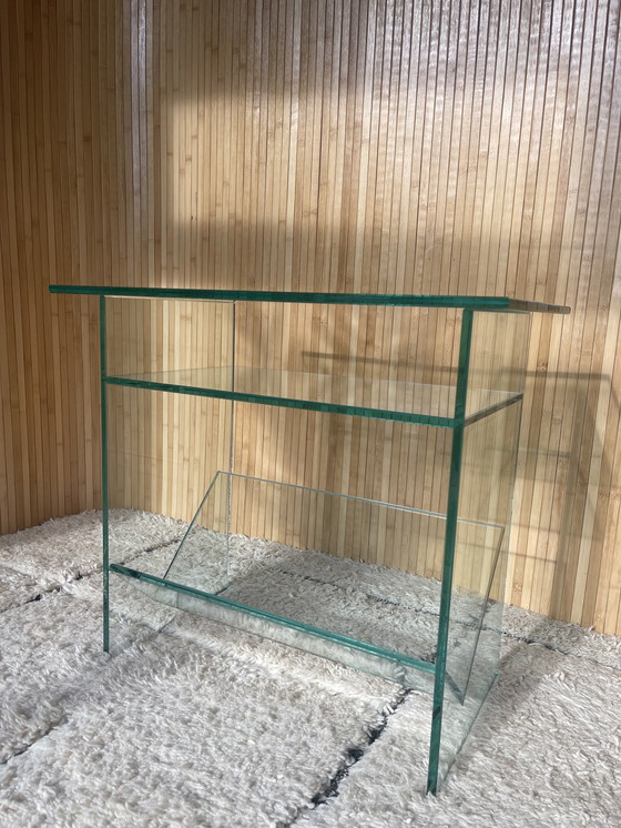 Image 1 of Glass Audio Furniture, Reading Rack, Nightstand