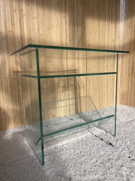 Image 1 of Glass Audio Furniture, Reading Rack, Nightstand