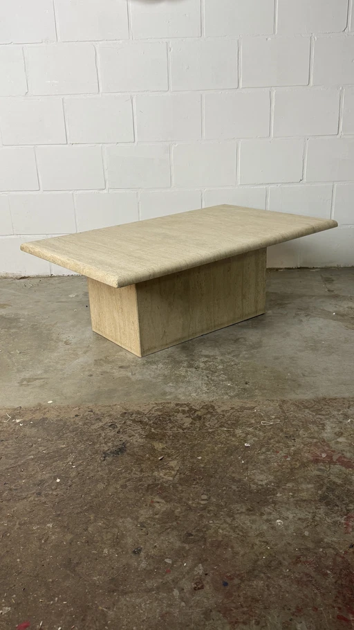 Rectangular Travertine Coffee Table