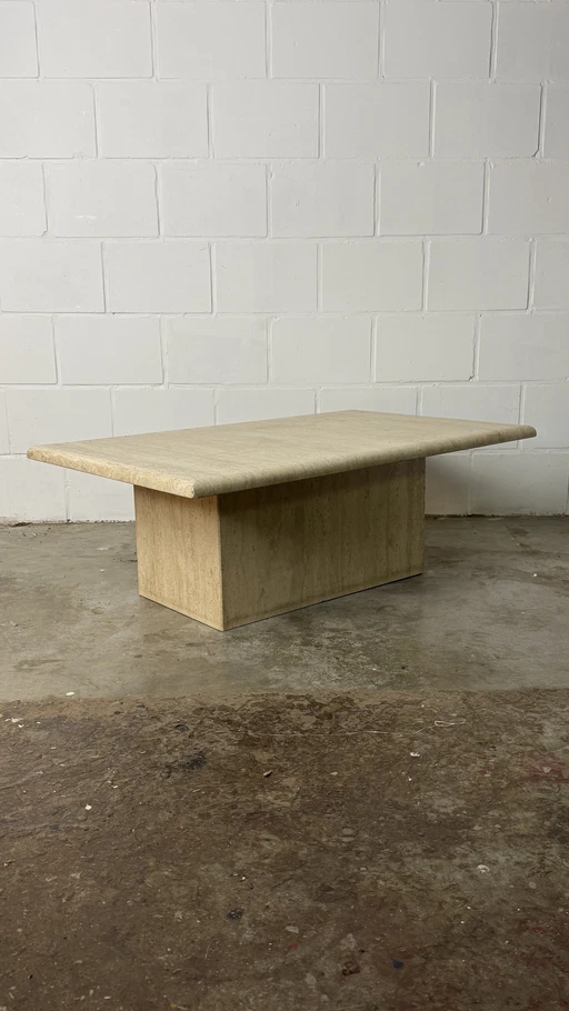 Rectangular Travertine Coffee Table