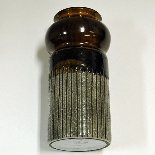 Vintage stoneware vase "Moske" by Mari Simmulsson Upsala-Ekeby, Sweden 1967