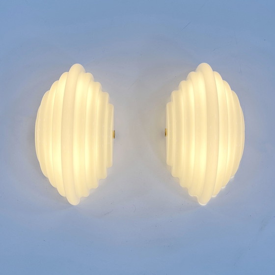 Image 1 of Pair Of Kumo Wall Lamps By Kazuhide Takahama For Sirrah, 1970S