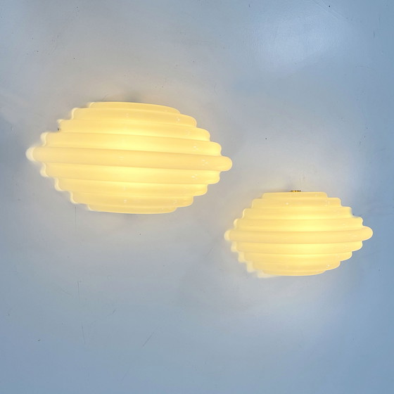 Image 1 of Pair Of Kumo Wall Lamps By Kazuhide Takahama For Sirrah, 1970S