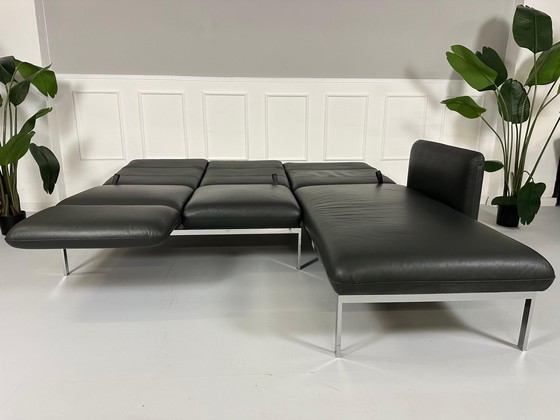 Image 1 of Brühl Roro Sofa Small leather sofa bed