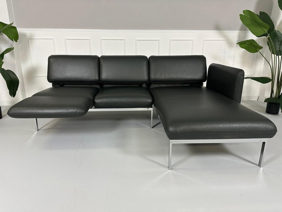 Image 1 of Brühl Roro Sofa Small leather sofa bed