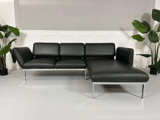 Image 1 of Brühl Roro Sofa Small leather sofa bed