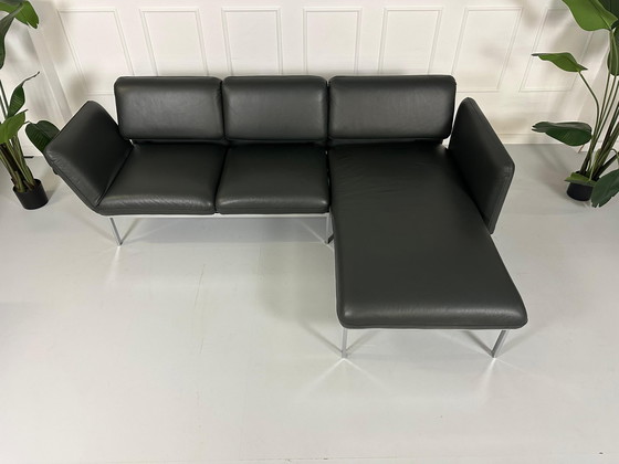 Image 1 of Brühl Roro Sofa Small leather sofa bed