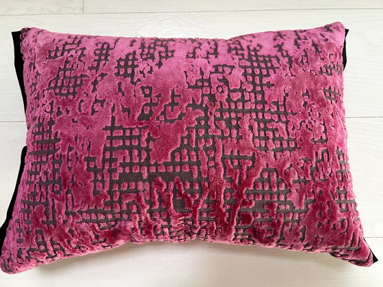 Image 1 of 2X Designers Guild Pillows (Red/Pink)