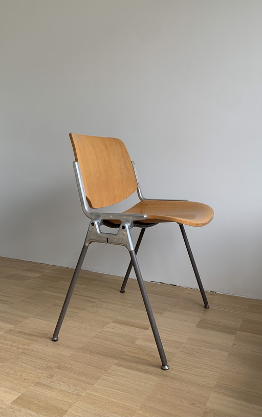 Giancarlo Piretti Chair Wood