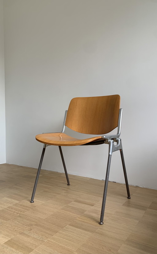 Giancarlo Piretti Chair Wood