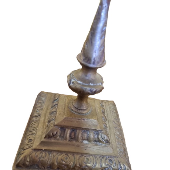 Image 1 of Bronze candlesticks Art Nouveau