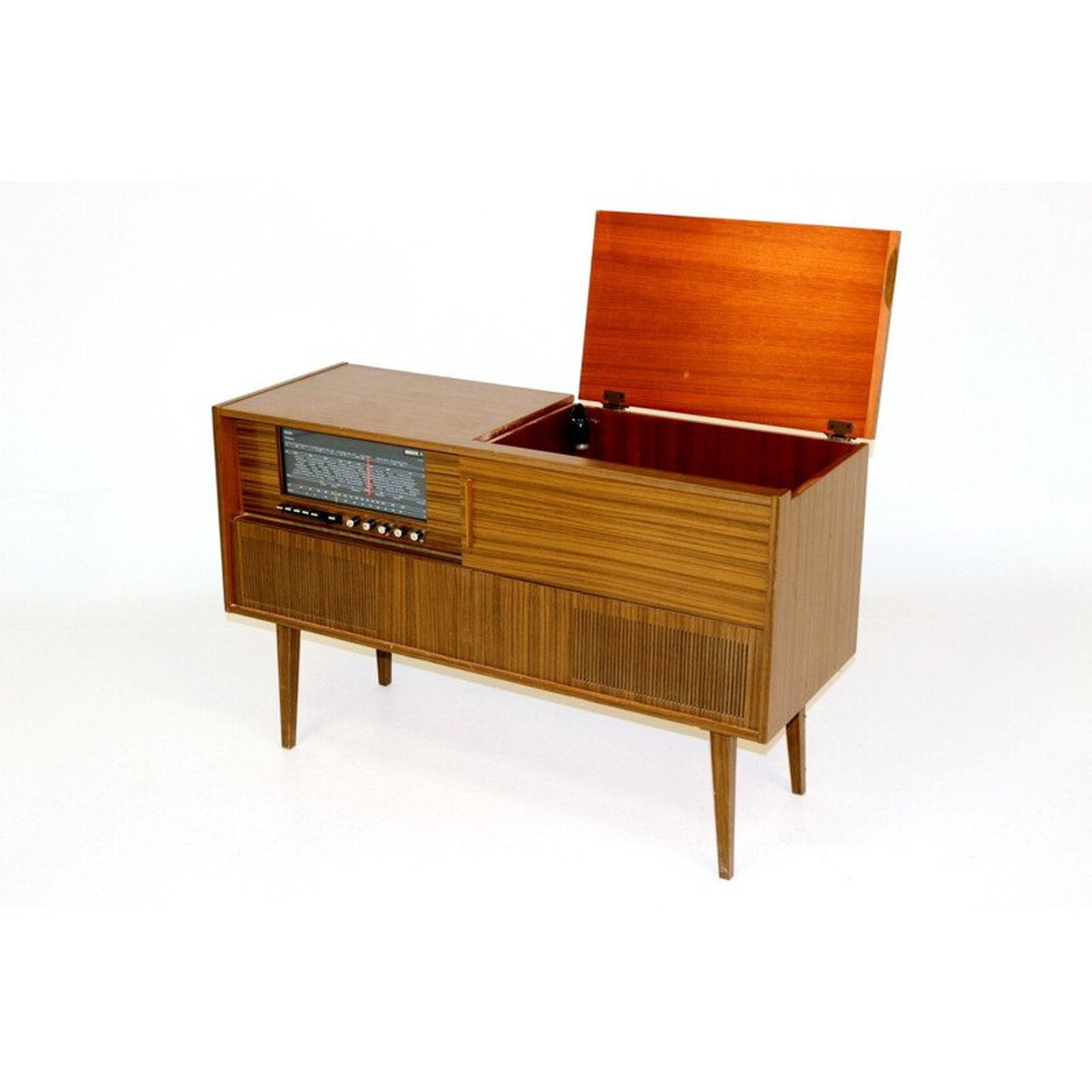 Vintage vinyl radio cabinet by Saba Feldberg, Sweden 1960 | €550