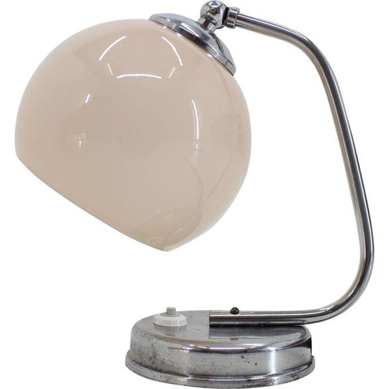 Image 1 of Vintage Art Deco table or wall lamp, Czechoslovakia 1930