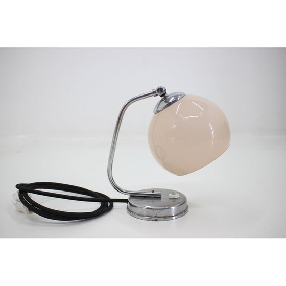 Image 1 of Vintage Art Deco table or wall lamp, Czechoslovakia 1930