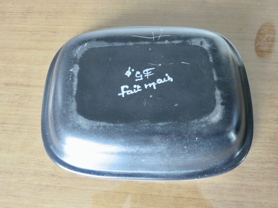 Image 1 of Juego de 2 platos de cerámica "Gabriel Fourmaintraux", Francia, 1950-1960