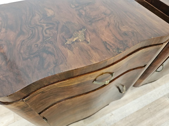 Image 1 of Art Decò Nightstands In Mahogany 1940