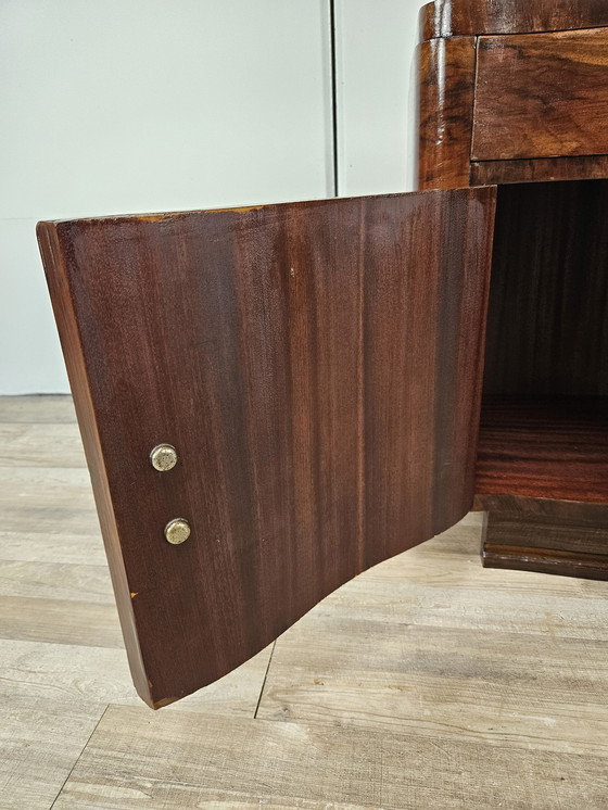 Image 1 of Art Decò Nightstands In Mahogany 1940