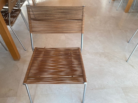 Image 1 of 4 X Miss B Chairs By Tito Agnoli For Pierantonio Bonacina