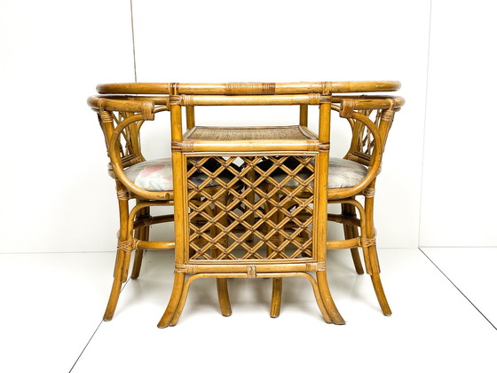 Image 1 of Rattan Bistro Set