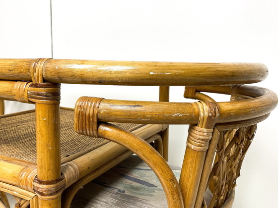 Image 1 of Rattan Bistro Set