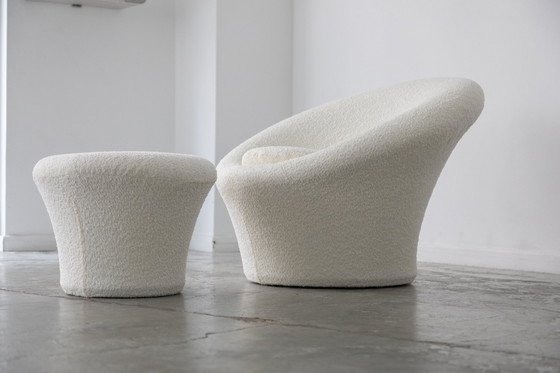 Image 1 of Poltrona e poggiapiedi Mushroom di Pierre Paulin per Artifort