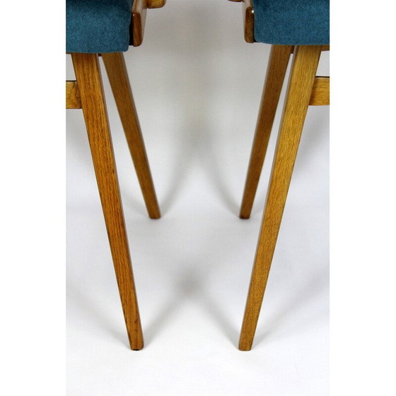 Image 1 of Set of 4 vintage oak dining chairs for Interier Praha, 1960