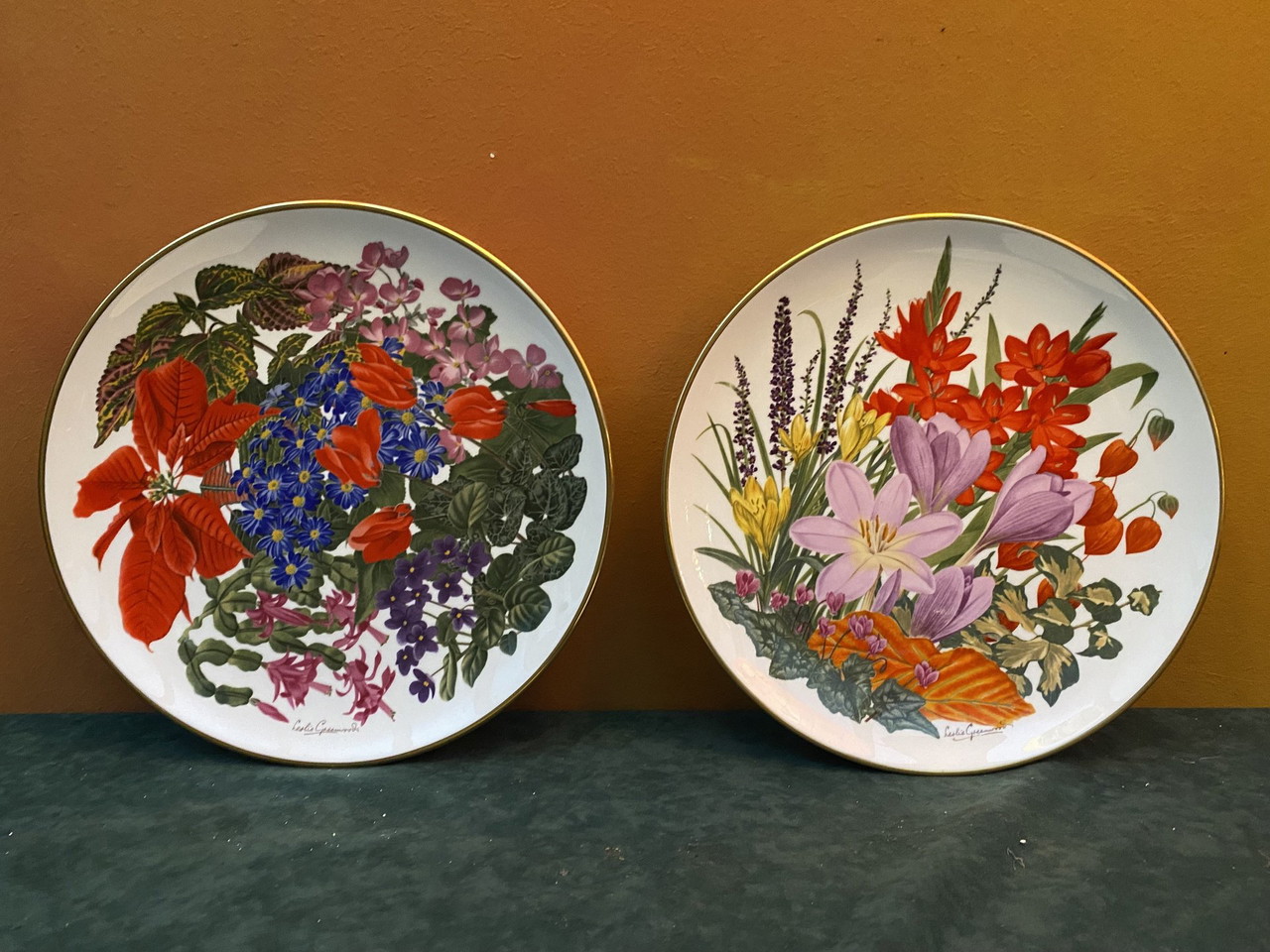 Franklin Mint Flowers Of The Year 12 Plates | €450 | Whoppah