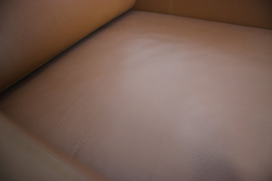 Image 1 of Cor Conseta armchair & stool single-seater designer leather saddle brown