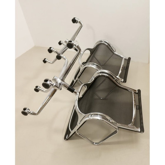 Image 1 of Pair of vintage Eames armchairs model Ea 117 by Vitra
