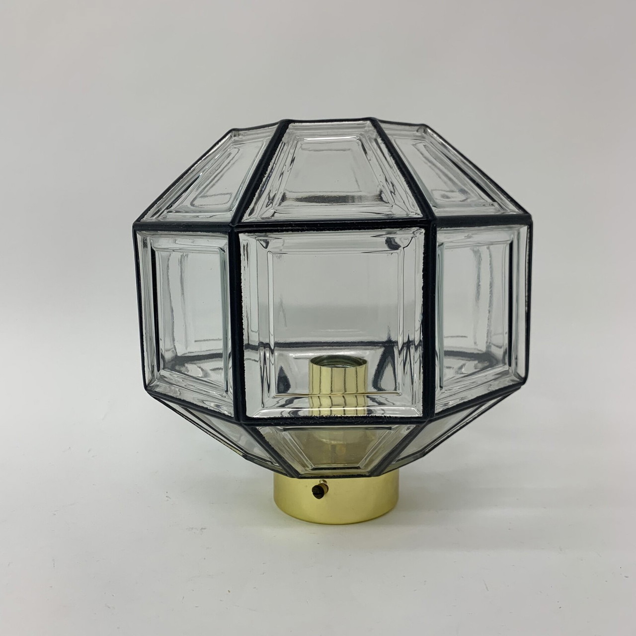 Lámpara de techo Glashütte Limburg Mid Century - década de 1960