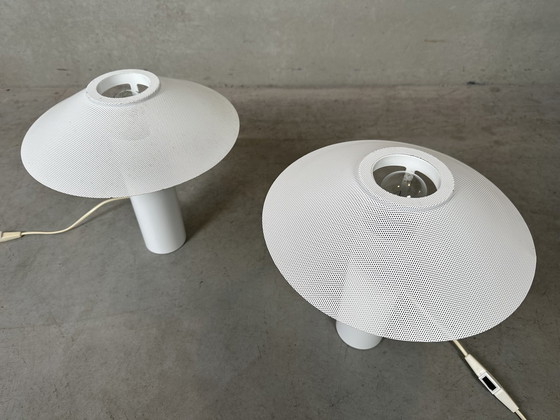 Image 1 of 2x 'Format' table lamp by Hans Schwazer for Royal Copenhagen