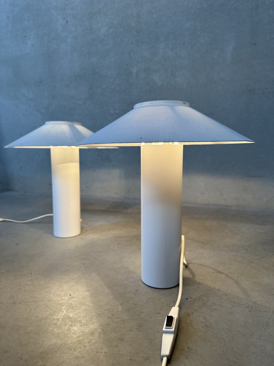 Image 1 of 2x 'Format' table lamp by Hans Schwazer for Royal Copenhagen