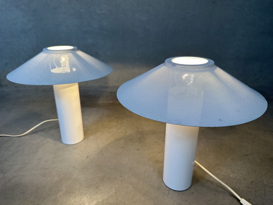 Image 1 of 2x 'Format' table lamp by Hans Schwazer for Royal Copenhagen