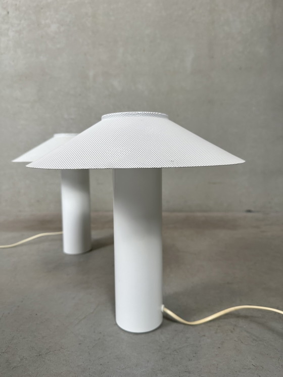 Image 1 of 2x 'Format' table lamp by Hans Schwazer for Royal Copenhagen